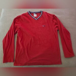 Tommy Hilfiger long-sleeve V-neck shirt